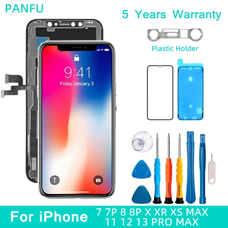 NEW OLED Screen For iPhone X XR XS MAX 11 12 PRO MAX LCD Display For