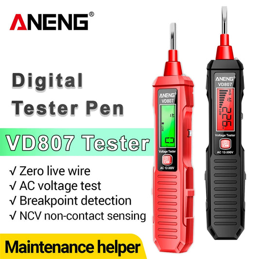 ANENG VD807 Digital Voltage Detectors Electric Tester Pen AC 24-300V