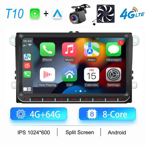2Din Car Radio Android for Volkswagen Golf 5 6 Polo Passat B6 B7 CC
