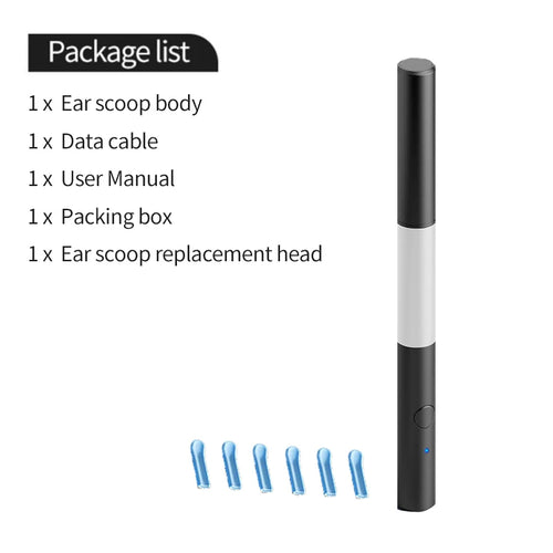 Wireless Ear Otoscopy 3.5mm Ultra-Thin WiFi Ear Scope Camera with