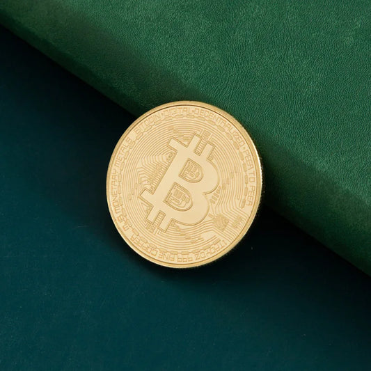 Bitcoin Coin Collectible Art Collection Gift Physical Commemorative
