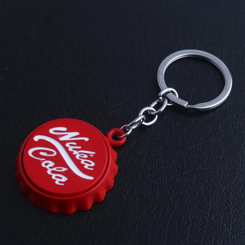 Newest Cola Keychain Bottle Cap Bottle Opener Key Chain Women Men Car