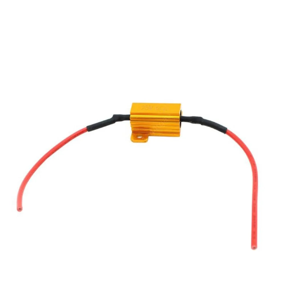 2Pcs Car LED Canbus Decoder 25W 25Ohm Load For Automobile Turn Signal