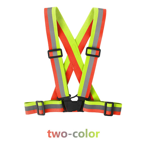 Outdoor Adjustable Safety Vests Night Walking Highlight Reflective