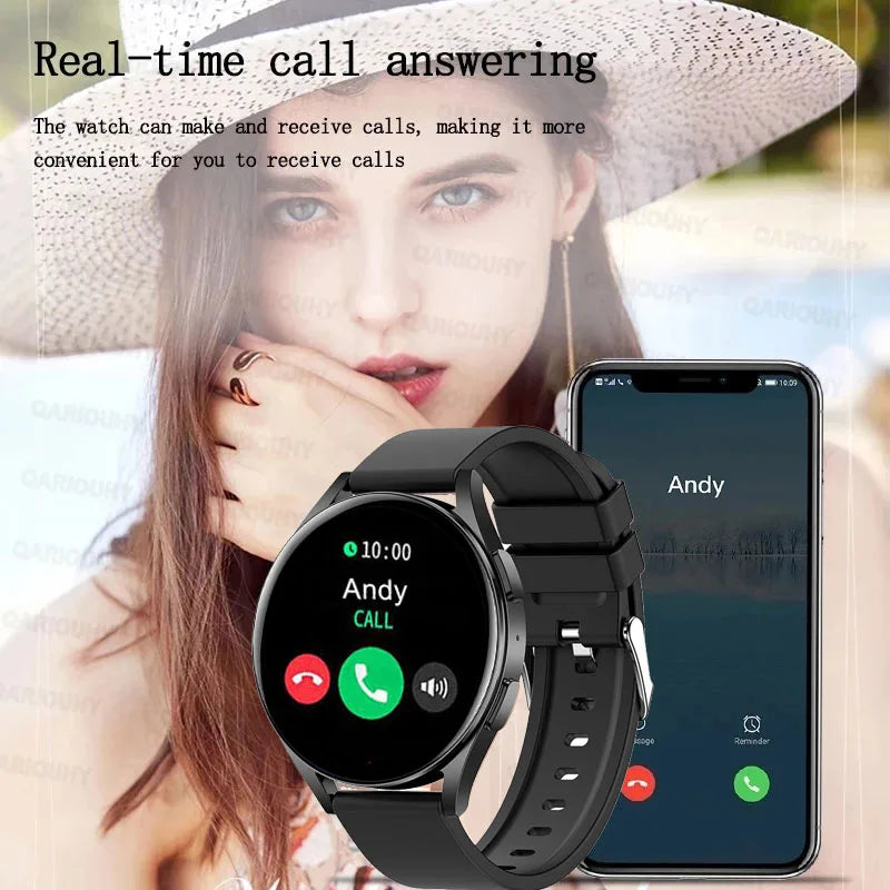 New Smartwatch 5 Men Full Touch Blood Pressure Blood Oxygen Bluetooth