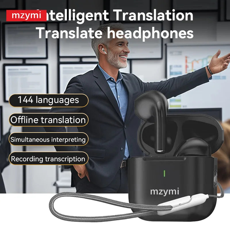mzymi AP05 Wireless Earbuds In Ear Translate Bluetooth HIFI Stereo