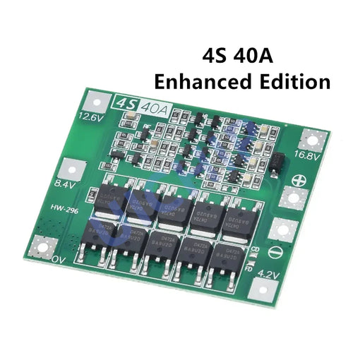 3S/4S 40A 60A Li-ion Battery Charger Protection Board 18650 BMS For