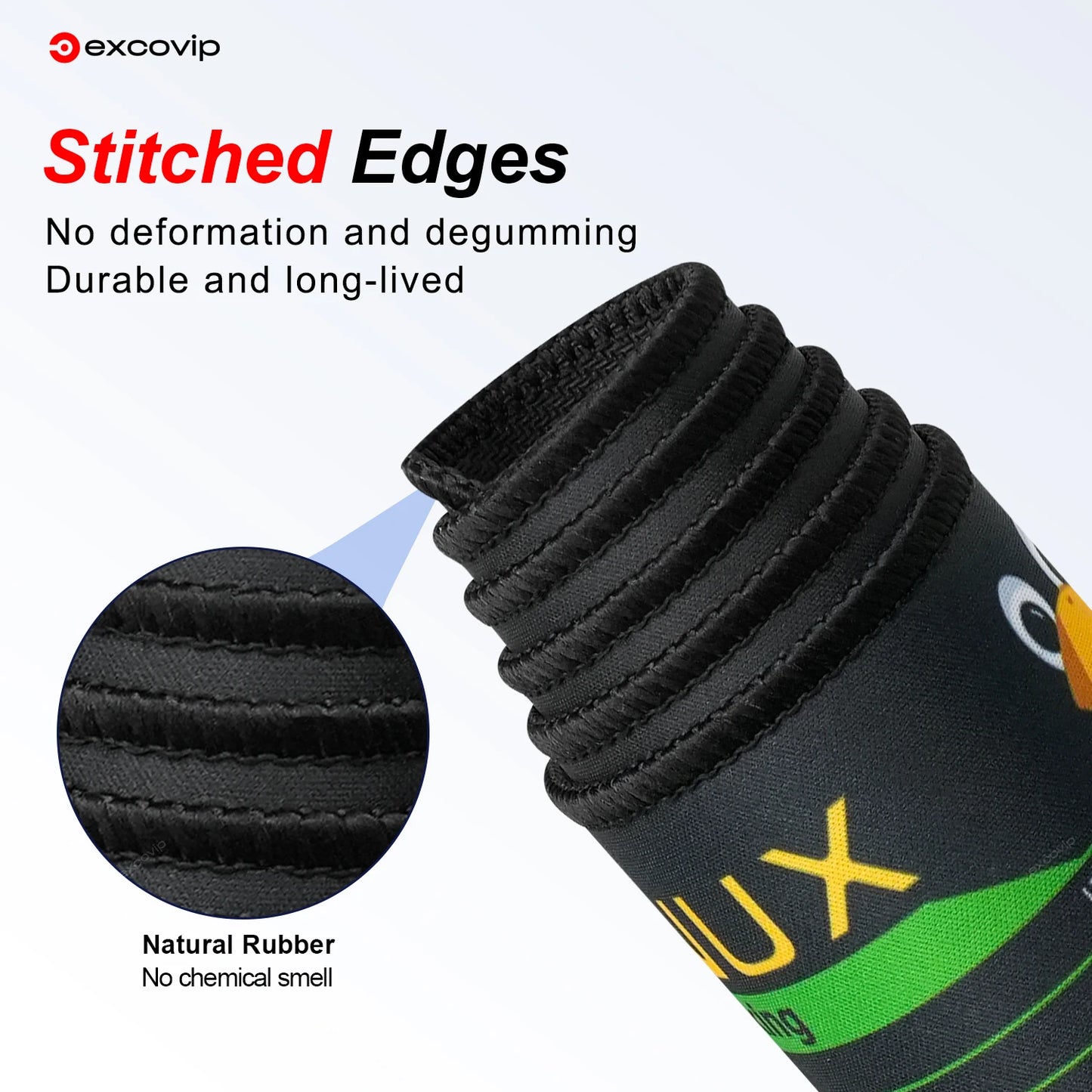 EXCO Linux Commands Line Mouse Pad Large Mousepad Shortcuts for Red