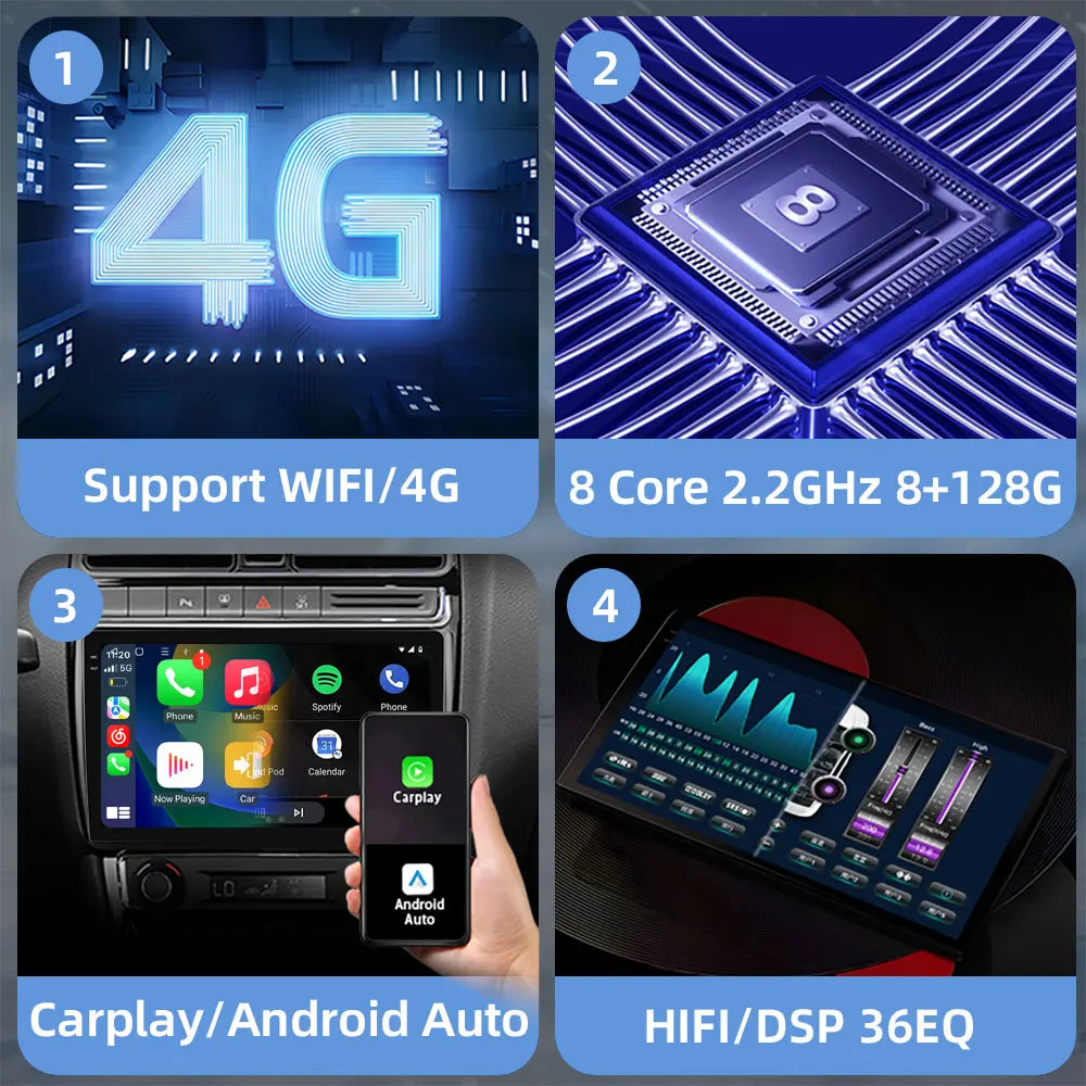 GPS Navigation Car Video Multimedia Player 4G for Honda Pilot 1 2005