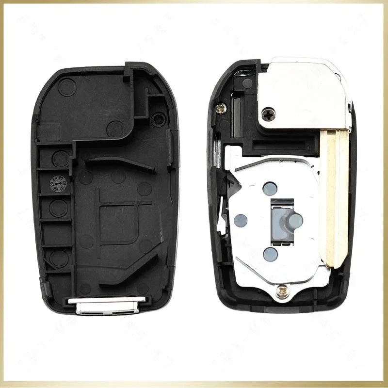 New Car Key Shell Modified Flip Folding Remote Key Case Shell for