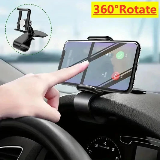 Car Phone Holder Universal Dashboard Stand Easy Clip Mount GPS Bracket