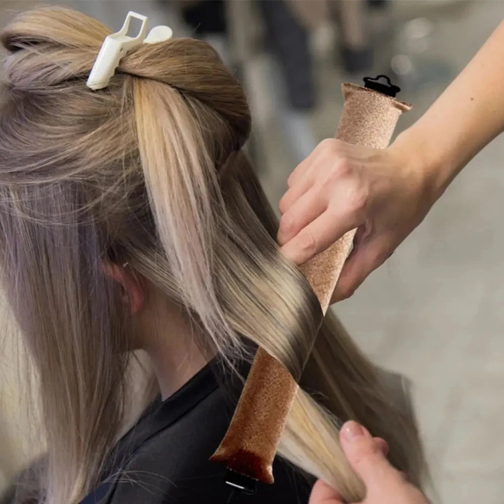 Big Wave Lazy Heatless Curling Rod Plush Head Hair Curler Wave Form