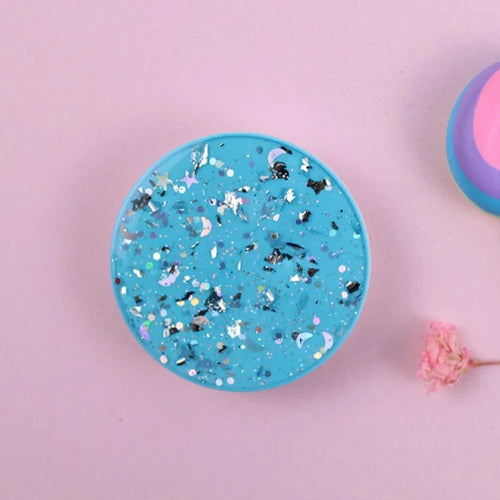 Round Glitter Phone Holder Ring Holder Universal Mobile Phone Finger