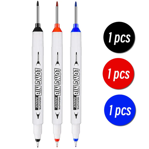 20mm Double-Tip Deep Hole Long Head Nib Markers For Metal Pen
