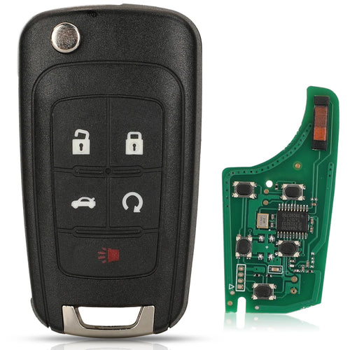 jingyuqin 2/3/4/5 Buttons Car Remote Key DIY for OPEL/VAUXHALL Astra J