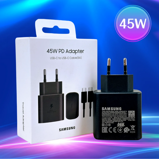 Original Samsung 45W Charger Type C EU Super Fast Charge Adapter For