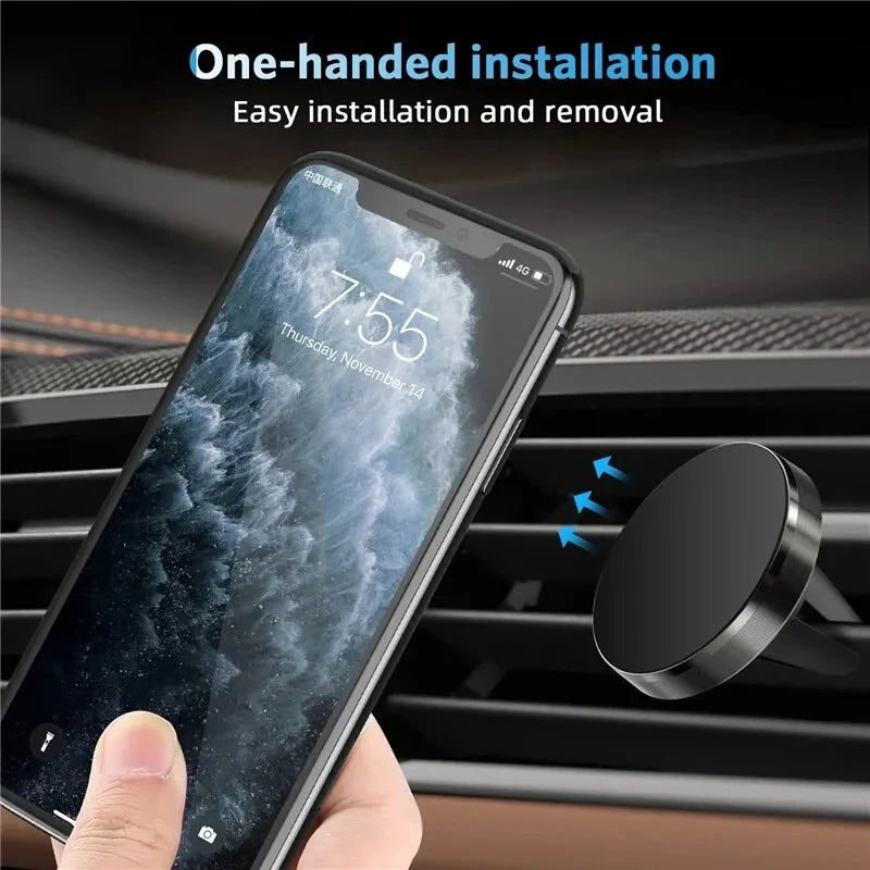 Magnetic Car Phone Holder Mount Air Vent Smartphone Mobile Stand