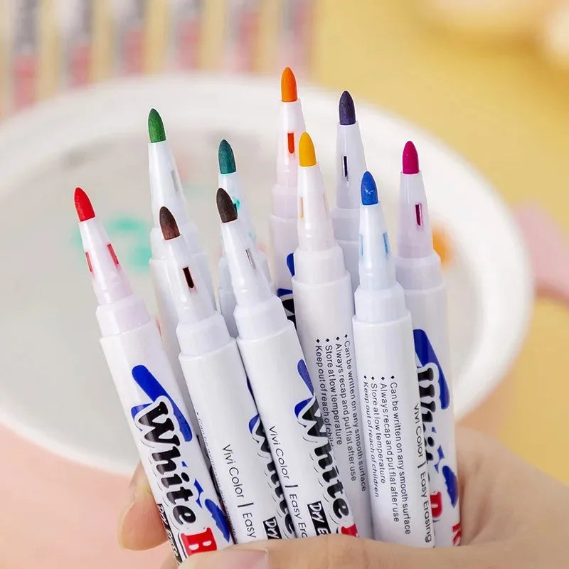8/12 Colors Magical Water Floating Student Painting Brush Whiteboard