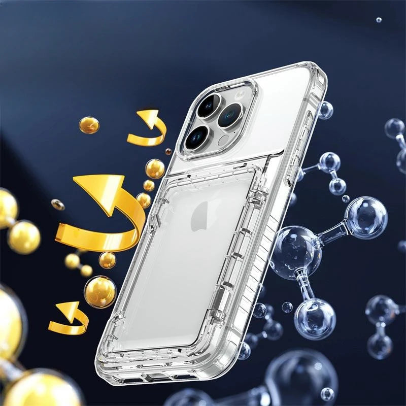 Card Holder Phone case For iPhone 15 14 16 13 12 11 Pro Max