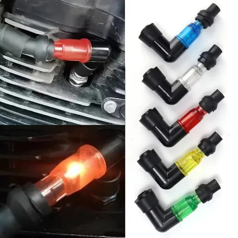 Motorcycle Ignition Spark Plug Cap Universal Flash Spark Plug High