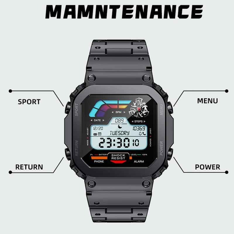 High-end Men's Smartwatch Man 2024 Original Aiweile AW39 For Android