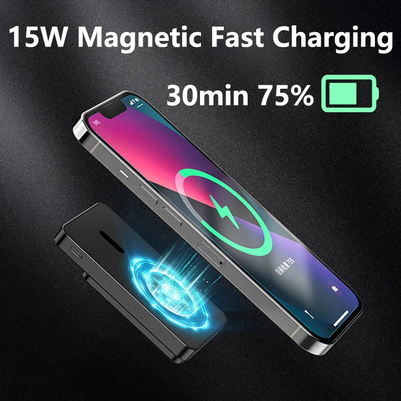 Lenovo 50000mAh Magnetic Wireless Charger Power Bank Portable External