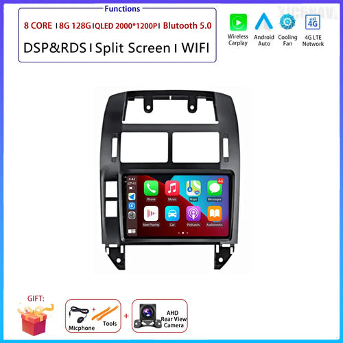 Android OS Car Radio For Volkswagen VW Polo MK4 6Q 9N 9N3 2004-2009