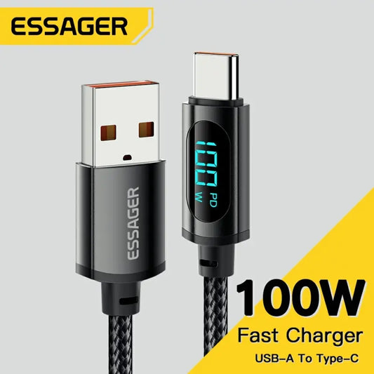 Essager USB Type C Cable For Huawei Honor Xiaomi Samsung Super Charge