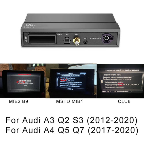 Sinairyu Wireless Apple CarPlay for Audi A1 A3 A4 A5 A6 A7 A8 Q2 Q3 Q5