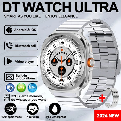 For Samsung Sapphire 32GB Smartwatch Waterproof Men Smart Watch