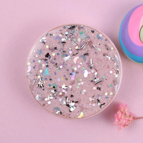 Round Glitter Phone Holder Ring Holder Universal Mobile Phone Finger