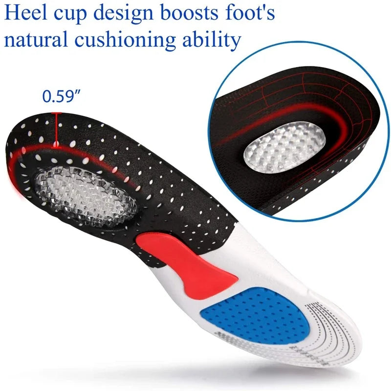 Orthopedic Insoles for Man Women Memory Foam Cushion Gel Insole