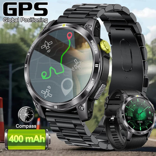 Outdoor Professional GPS Trajectory Smart Watch 1.5" HD Screen