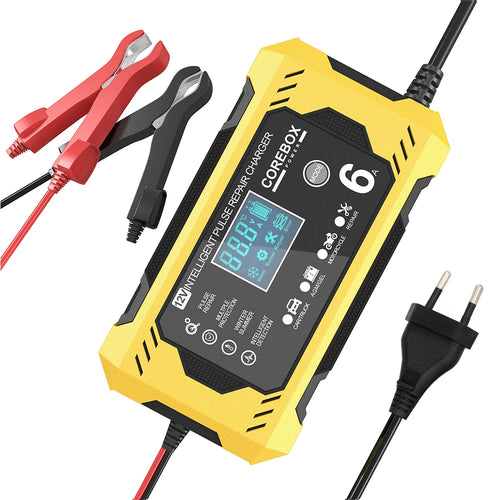 6A 12V Automotive Battery Charger Car and Motorcycle Battery Charging