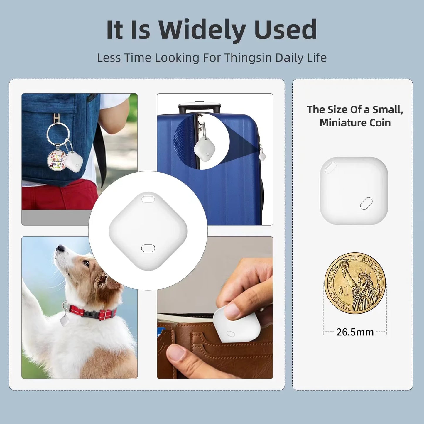 Mini Tracking Device For Apple Find My Key Smart iTag Child Finder Pet