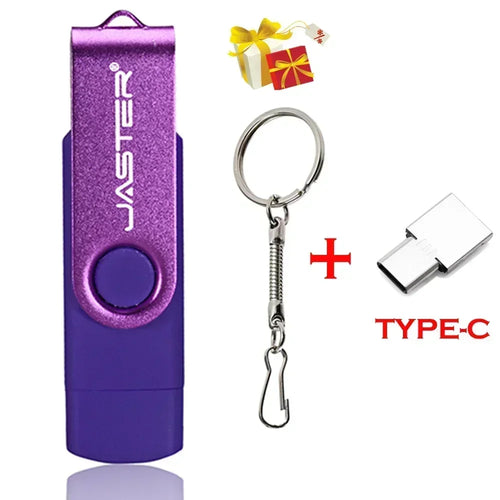 JASTER TYPE-C High Speed USB Flash Drive OTG Pen Drive 256GB 128GB
