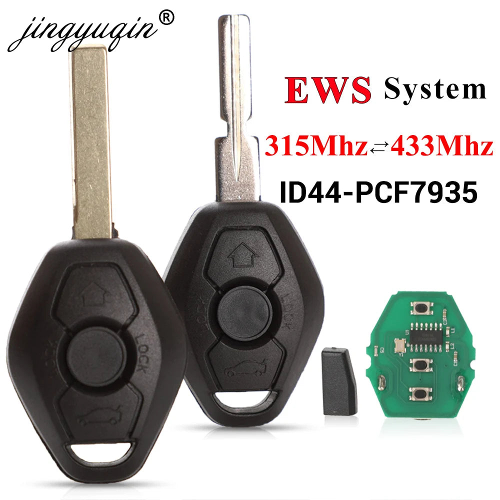jingyuqin EWS Sytem Car Remote Key for BMW E38 E39 E46 X3 X5 Z3 Z4