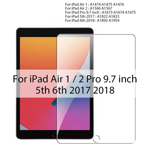 Tempered Glass for iPad Pro 11 4th 12.9 6th 12 9 Air 5 4 Screen