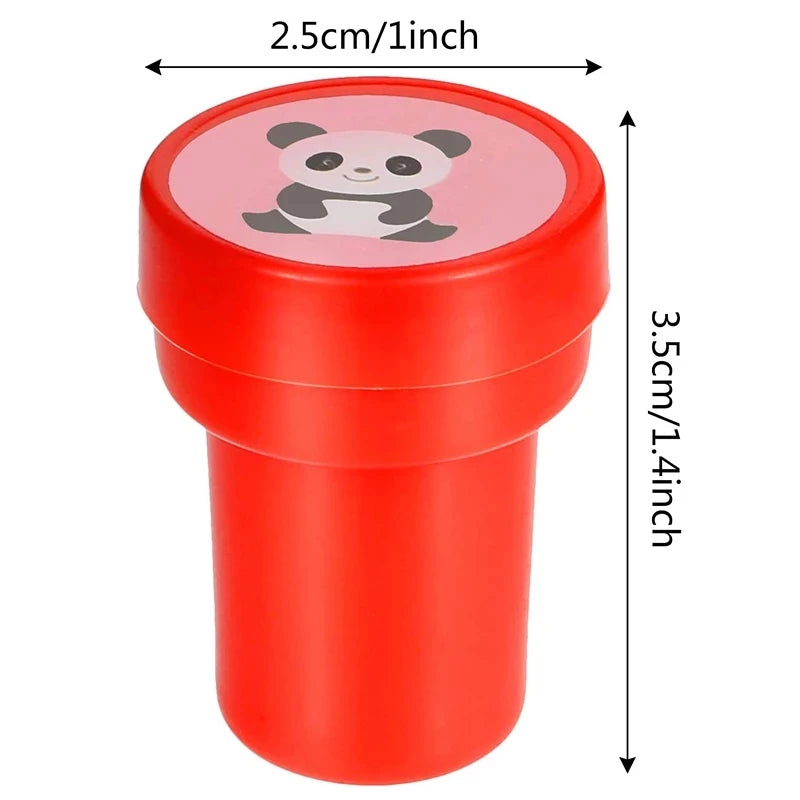 10pcs Assorted Stamps for Kids Self-ink Stamps Children Toy Stamps