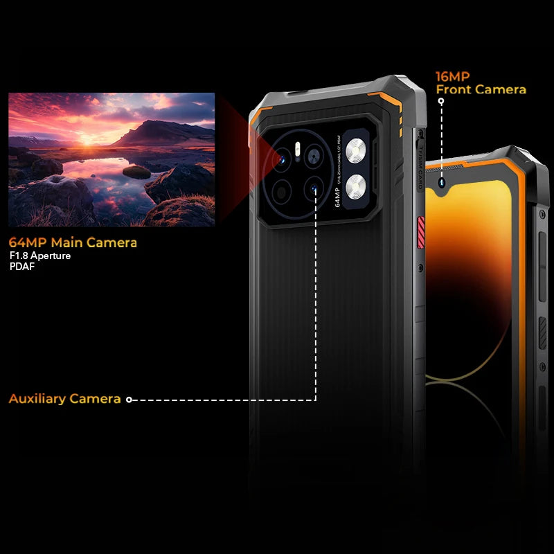 [World Premiere] HOTWAV Cyber 13 Rugged Phone 150LM Flashlight 8GB