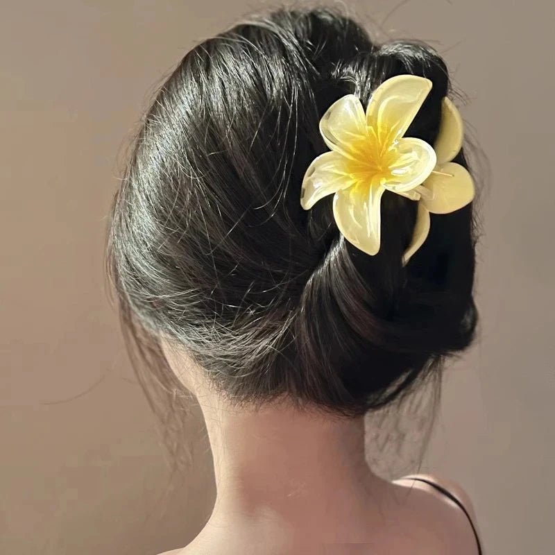 Fashion Egg Flower Hair Clips for Women Bohemia Style Flower Large