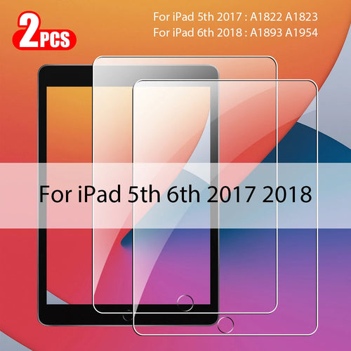 2Pcs Tempered Glass Screen Protector For Ipad Pro 13 11 12.9 M4 Air 5