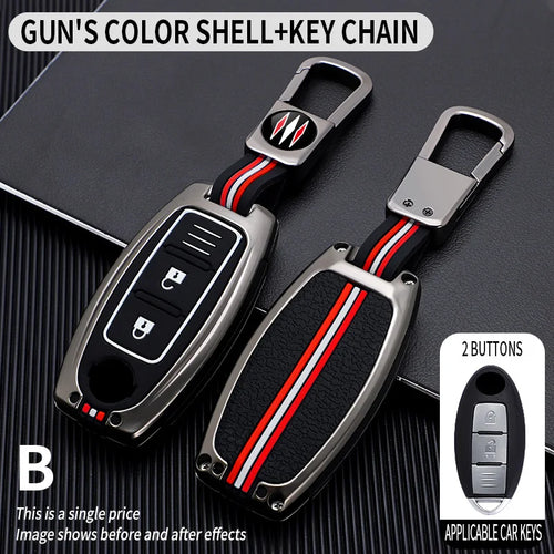 Key Fob Cover with Keychain Lanyard for Nissan Altima Sentra Maxima