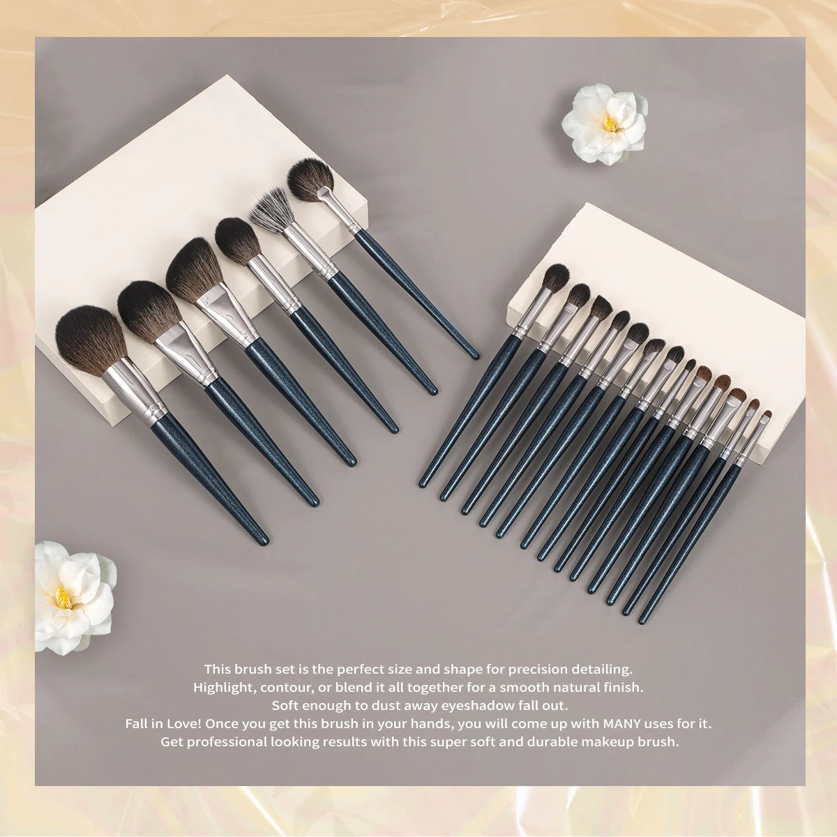 OVW Makeup Brushes set 29/24PCS Professional  Foundation Blender