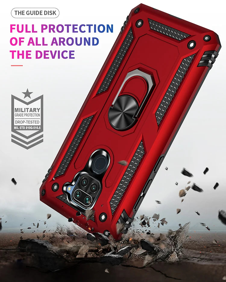 Armor Shockproof Phone Case For Xiaomi Pocophone Poco X3 NFC Redmi