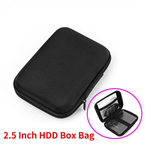 UnionSine Hard Disk Case Portable HDD Protection Bag for External 2.5