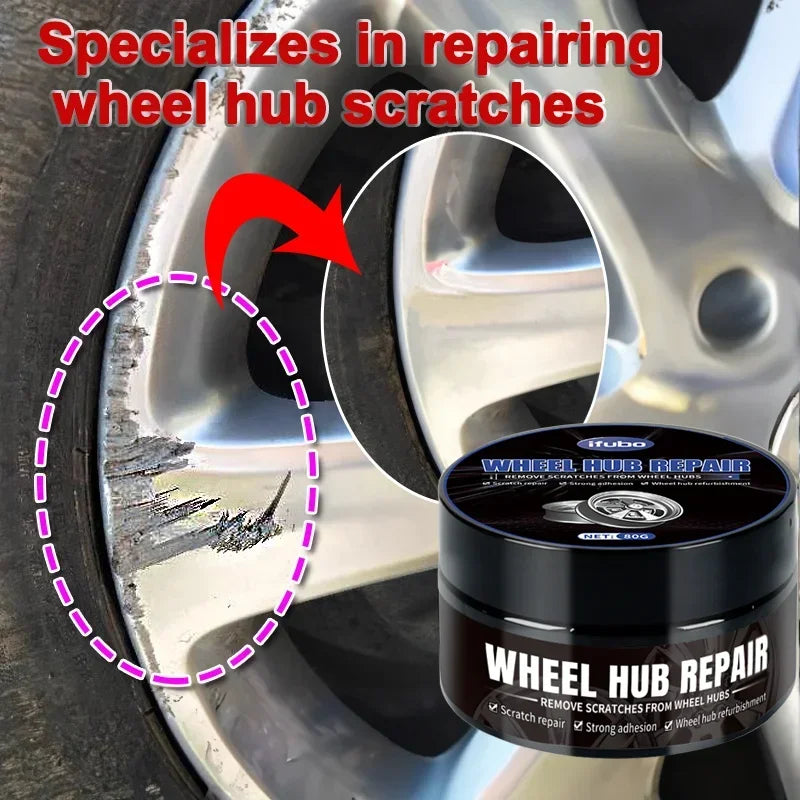 Wheel hub Scratch Repair wax - Automobile tire detail repair and deep