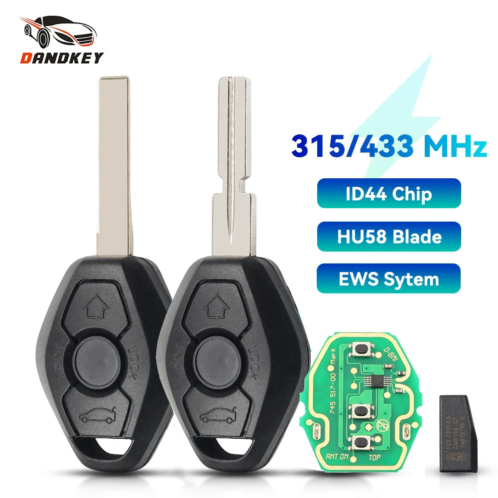 Dandkey Car Remote Key For BMW EWS Sytem E38 E39 E46 X3 X5 Z3 Z4