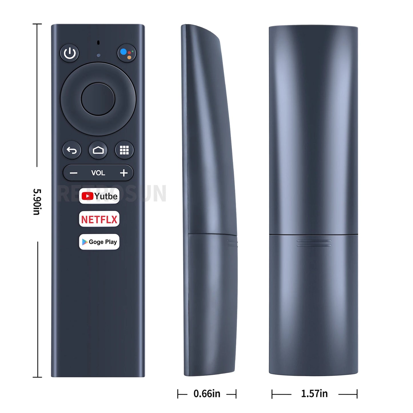 Voice Bluetooth Remote Control For Ematic 4K UHD Android TV Box AGT418