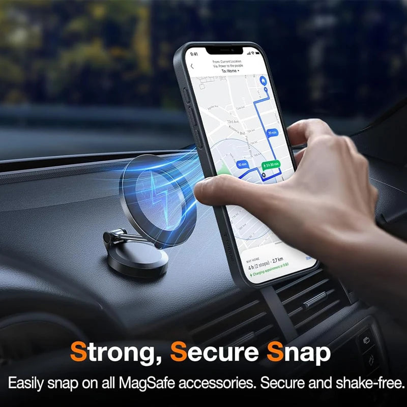 UYUXIO Translucent Magnetic Mobile Phone Case with Kickstand for